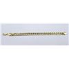 Image 5 : Sharp 24.5 Gram 14 Kt Gold Plate Curb Link Bracelet