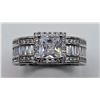 Image 1 : Stunning 1.5 Ct Princess Cut Simulated Diamond Ring