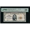 1929 $5 Mount Kisco NY National PMG 58