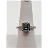 Image 6 : Dazzling 4.5ct VVs1 Deep Emerald Green Fire Moissanite Ring