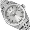 Image 2 : Rolex Ladies Stainless Steel Engine Turn Bezel Date Watch