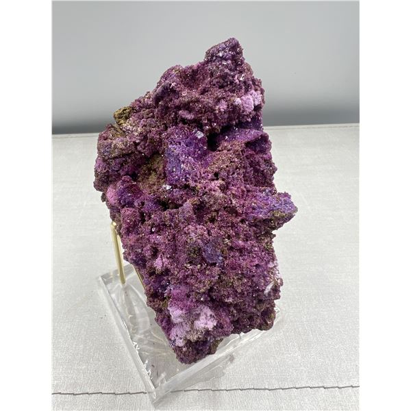 3.7 x 3 inch Ruby Cluster Specimen