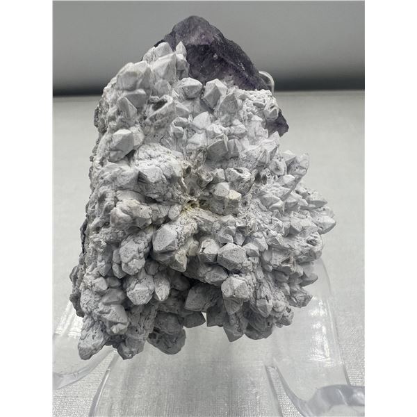 2.2 INCH PURPLE CALCITE WITH FLUORITE SPECIMEN