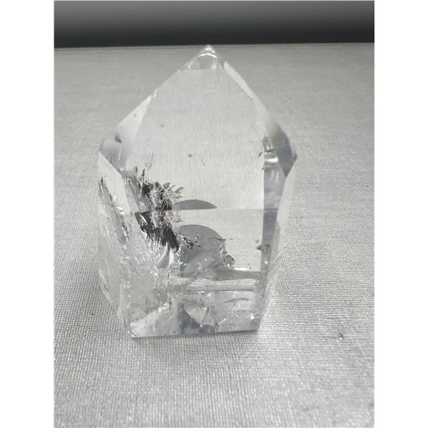 1.7 INCH CLEAR QUARTZ POINT POLISHED