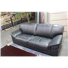 Image 1 : Black Leather Sofa