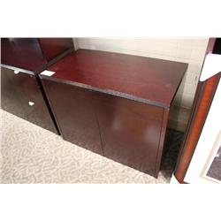 Mahogany 2 Door Storage Cabinet
