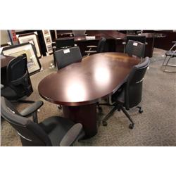 Mahogany 6' Meeting Table