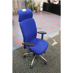 Blue Highback Executive Chair