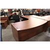 Image 1 : Mahogany 6' Executive Desk With Return