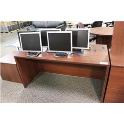 Mahogany Single Pedestal Desk