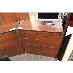 Mahogany Combo Multi File Cabinet