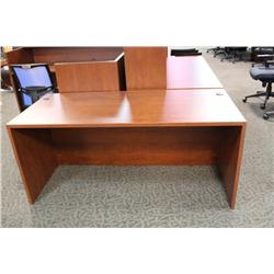 Cherry Single Pedestal Desk