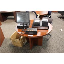 Cherry Round Conference Table