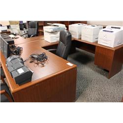 Autumn Cherry U Shape Executive Desk