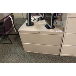 Beige 2 Drawer Tab File