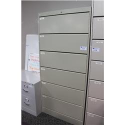 Beige 6 Drawer Tab File