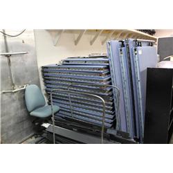 Lot Of Blue Haworth Premise Panels