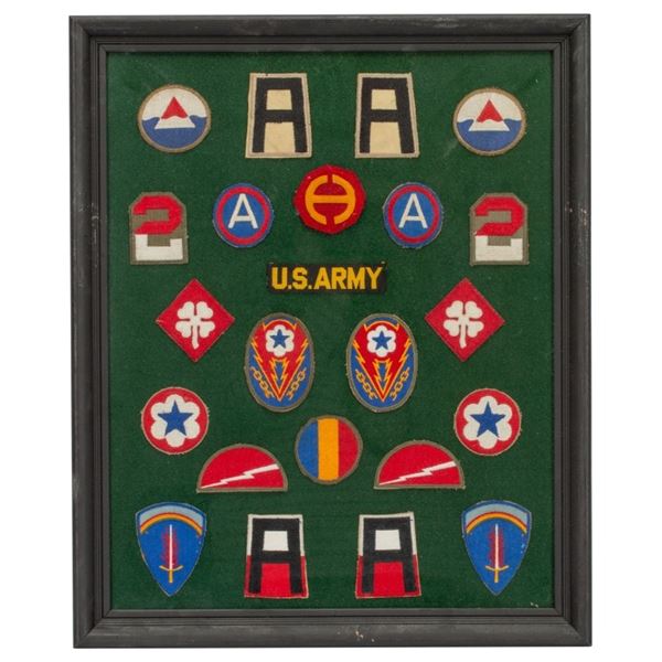 US Army WWII Insignia Patch Collection