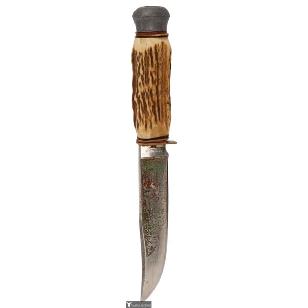 Vintage Sam Bohlin Solingen Germany Stag Knife