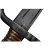 Image 6 : 1870s French Brass Handled Bayonet & Scabbard