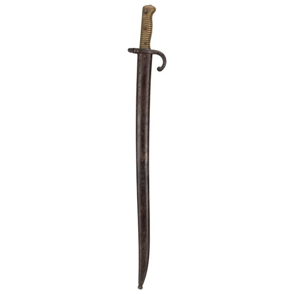 French Military Officer's Bayonet with Scabbard