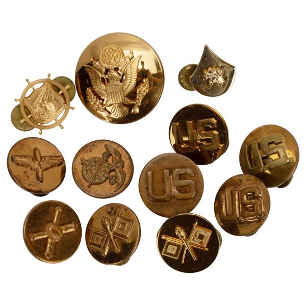 Assorted U.S. Army Uniform Insignia Pins