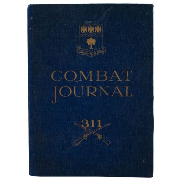 WWII 1945 Combat Journal 311 Timberwolf Regiment