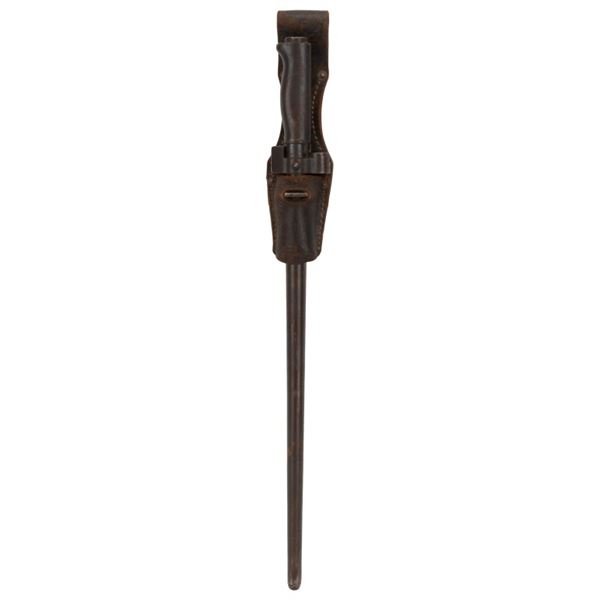 WWII French Cruciform Bayonet & Scabbard