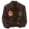 Image 1 : WWII Painted Bomber Leather Jacket