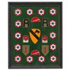 Image 1 : Framed WWII US Army Military Insignia