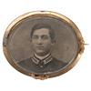 Image 1 : 19th c. Military Officer Photo Brooch Pin