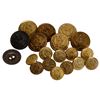 Image 1 : Vintage US Military Brass Button Collection