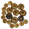 Image 2 : Vintage US Military Brass Button Collection