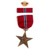 Image 1 : WWII US Bronze Star Medal, Ribbon & Pin With Case