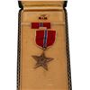 Image 2 : WWII US Bronze Star Medal, Ribbon & Pin With Case