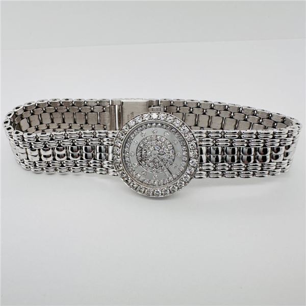 Chopard Genève Ladies' Stainless Steel Diamond Watch