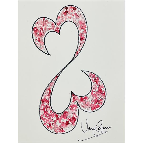 Jane SEYMOUR: Open Heart Icon XCIII. with Pink Flowers