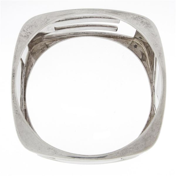 Tiffany & Co. Donald Claflin Sterling Silver Wide LOVE Slip-On Bangle Bracelet