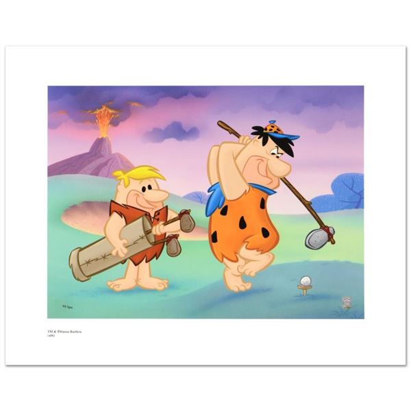 Fred and Barney Golfing by Hanna-Barbera,