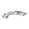Image 5 : Vintage Handmade Platinum 4.75 ctw Ruby & Diamond Large Butterfly Bug Brooch Pin