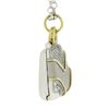 Image 5 : 14K TT Gold 1.25 ctw Diamond Functional Purse Charm Pendant w/ 25" Rolo Chain