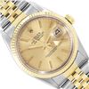 Image 1 : Rolex Mens Two Tone Yellow Gold And Steel 36MM Champagne Index Datejust