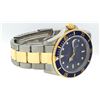 Image 4 : Rolex Mens Blue 18K Yellow Gold & Stainless Steel Oyster Band 40mm Submariner Wr