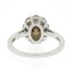 Image 7 : NEW 18k & 14k Gold GIA Fancy Dark Yellow Brown Solitaire w/ Diamond Halo Ring