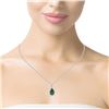 Image 5 : 18K WG Designer Pendant & Chain Tourmaline