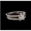 Image 1 : 0.74 ctw Diamond Ring - 14KT White Gold