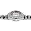 Image 5 : Rolex Ladies Stainless Steel Quickset Silver Index Diamond Bezel Date Watch With