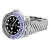 Image 4 : Rolex Mens Stainless Steel Batgirl GMT Master 2 With Rolex Box And Card