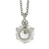 Image 7 : Antique Platinum .98 ctw GIA Round D/VS1 Diamond Solitaire Pendant & 18" Chain