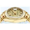 Image 7 : Rolex Ladies 18K Yellow Gold Champagne Index Datejust President Wristwatch